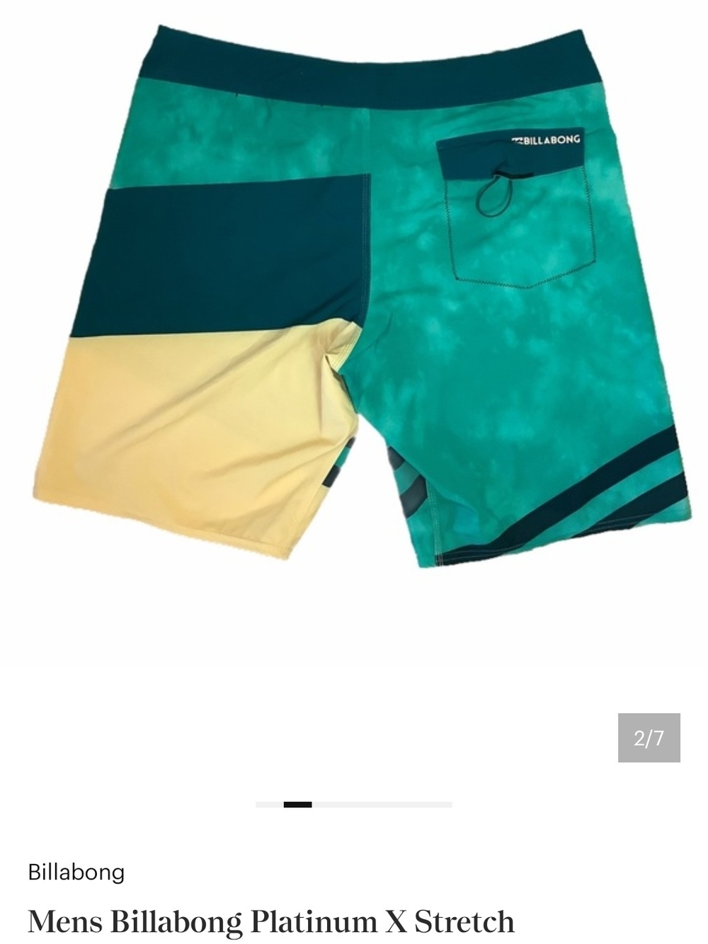 Billabong Platinum X Stretch Boardshorts Swimsuit. Excellent condition.